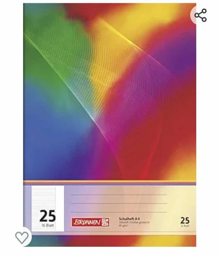 Cahier ligne avec marge