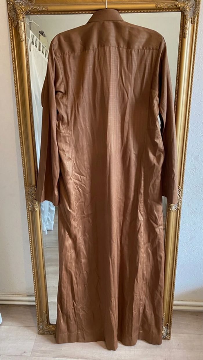 Djellaba / quamis homme marron - photo numéro 5