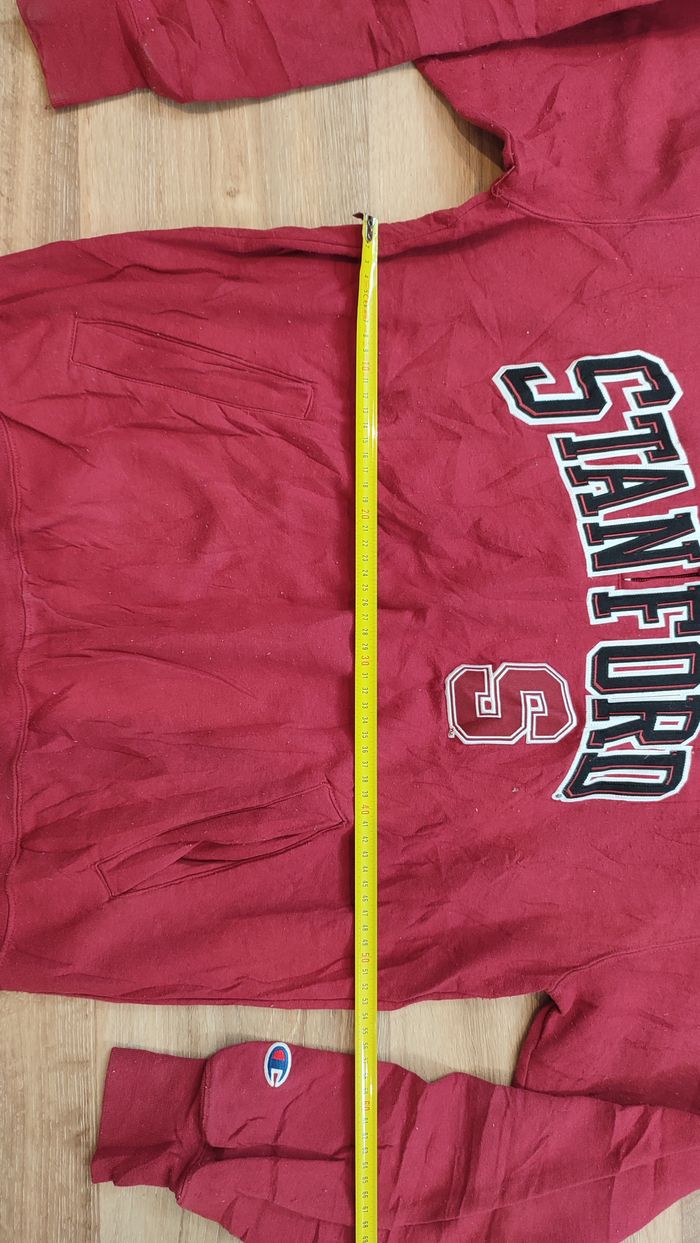 Vêtement homme Sweat zippé 1/4 Haut de sport rouge Champion taille L #Retrostreet - photo numéro 6