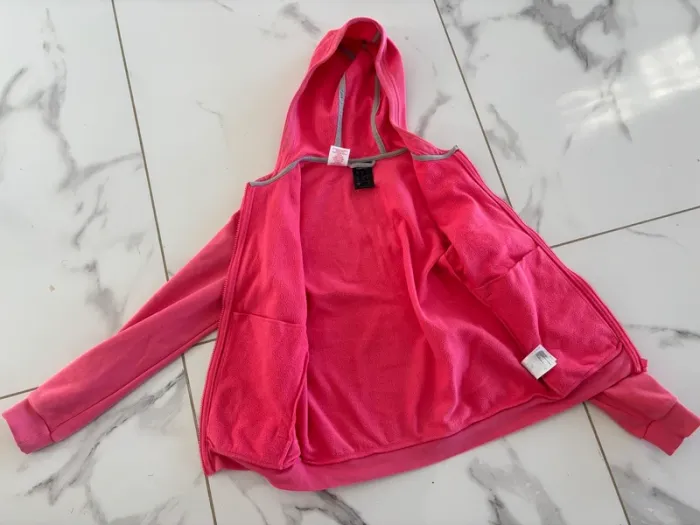 Beau gilet Adidas rose T. 11-12 ans/152 cm fille TBE - photo numéro 3
