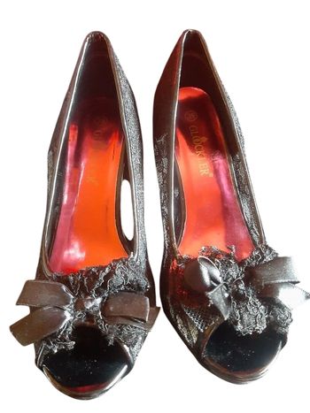 Escarpins noirs dentelles