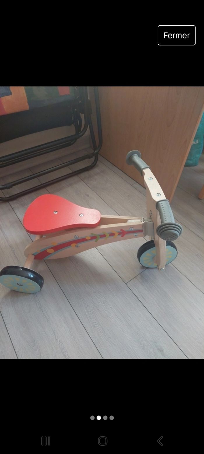 Draisienne en bois 3 roues - photo numéro 4