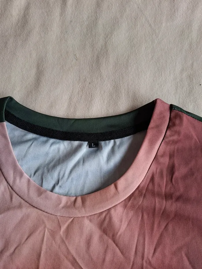 t-shirt humoristique homme thème noël, taille L, en très bon état - photo numéro 2