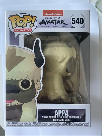 Funko pop appa 540 avatar le dernier maître de l’aire