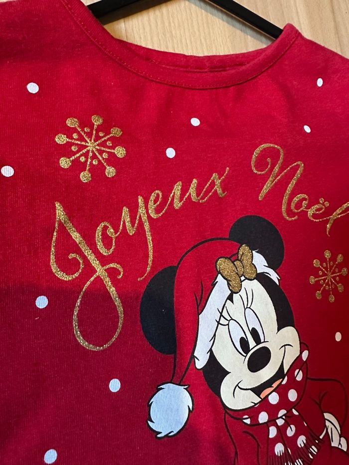 T-shirt manches longues monnie joyeux Noël - photo numéro 2