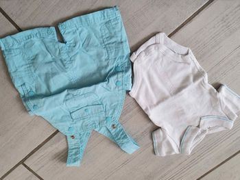 Salopette avec body polo