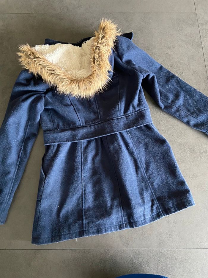 Manteau duffle coat femme marine taille 36/38 - photo numéro 2