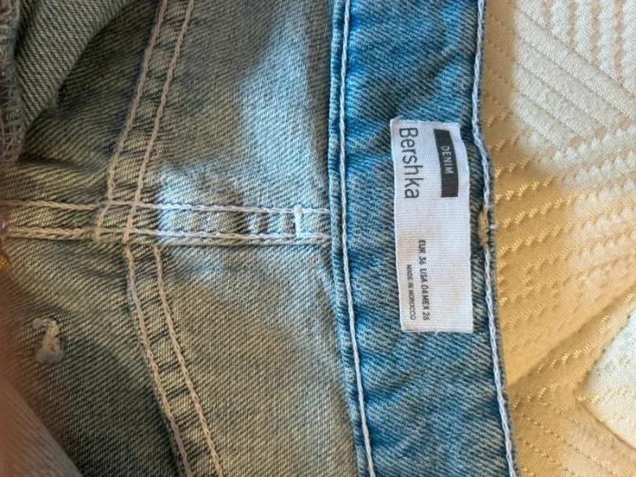 Jupe longue en jean Bershka S 36 - photo numéro 4