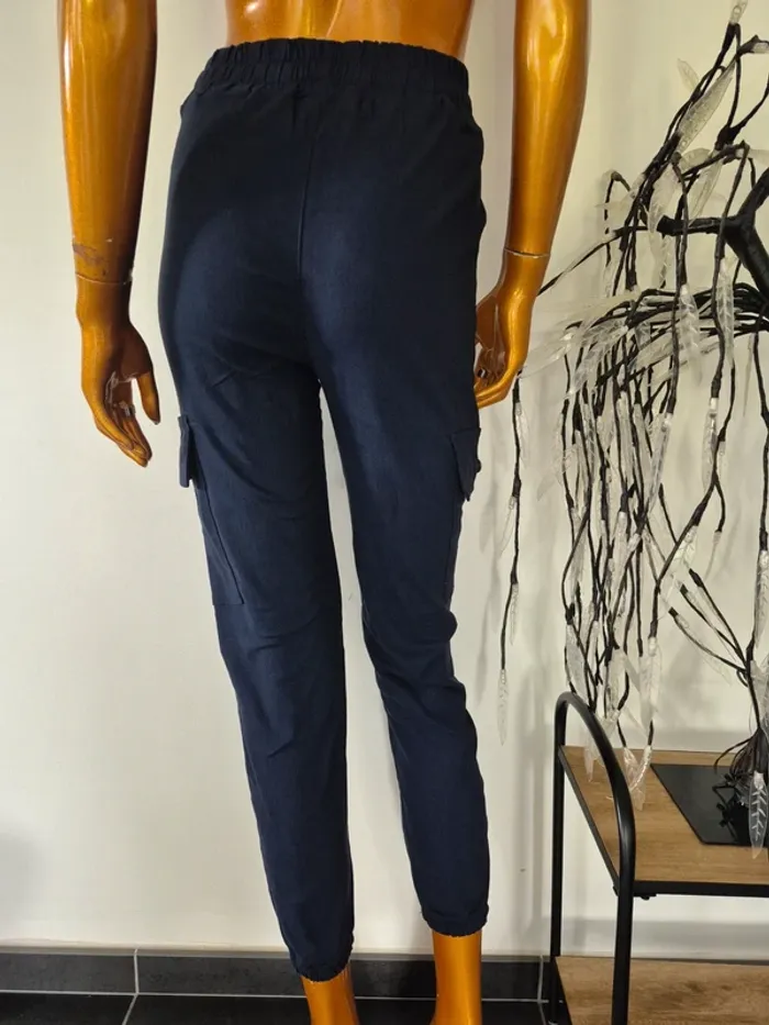 Pantalon bleu Marine Femme Taille S/M - photo numéro 2