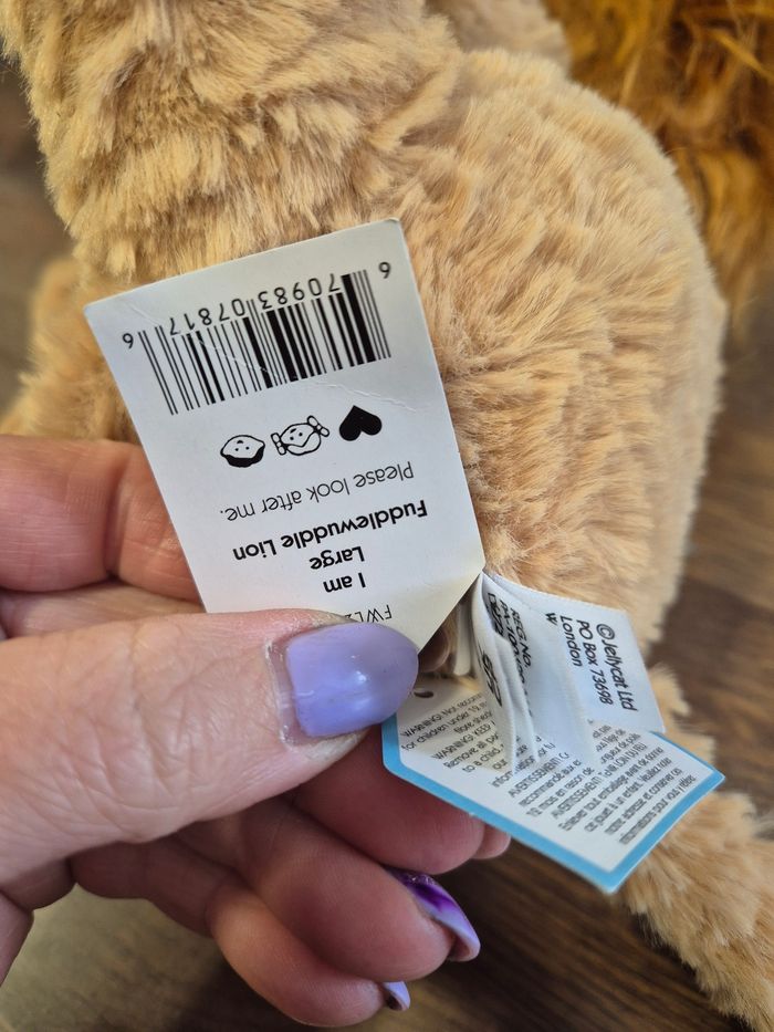 Peluche Fuddlewuddle lion Jellycat neuf - photo numéro 5
