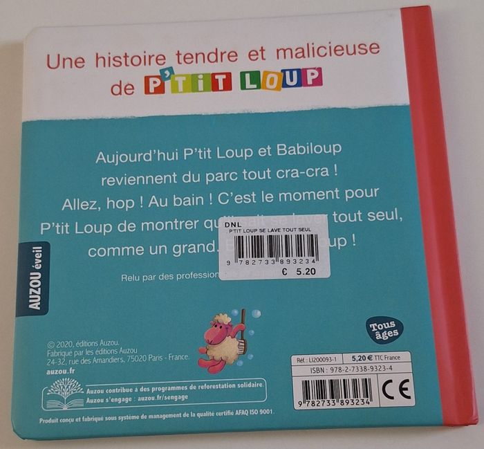 P'tit loup se lave tout seul - photo numéro 2