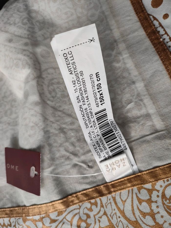 nappe Zara home or blanc fetes - photo numéro 2