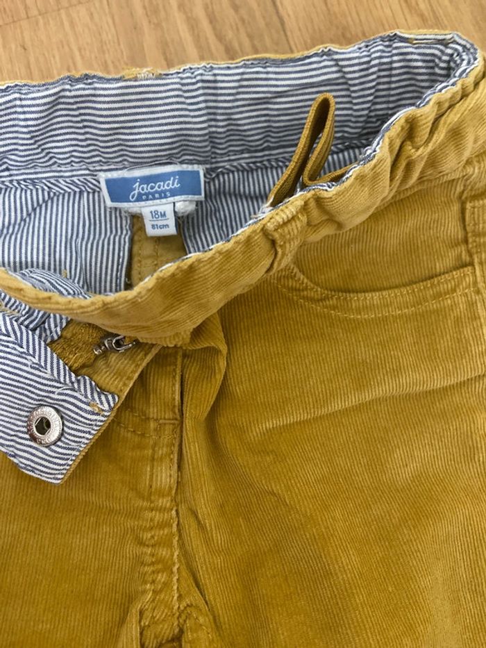 Pantalon velours moutarde Jacadi - photo numéro 2