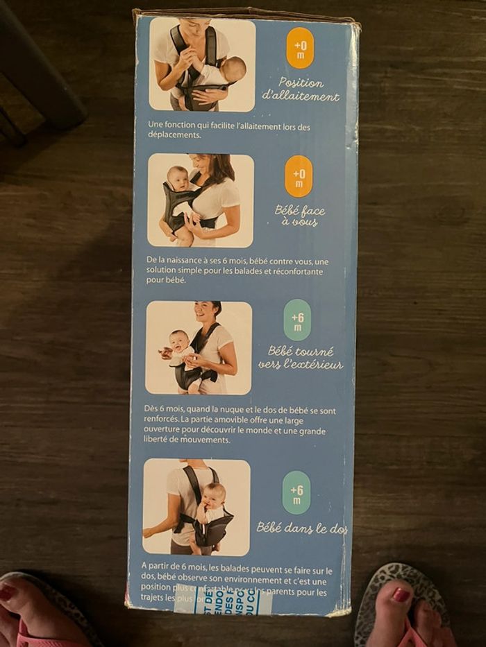 Porte bébé 4 positions Tigex - photo numéro 3