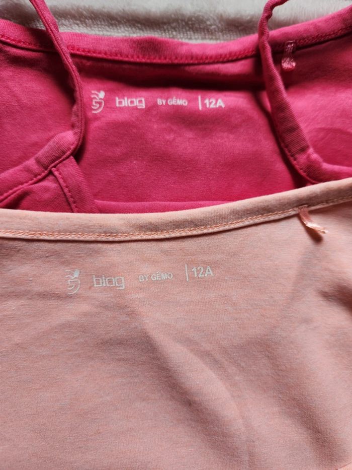 2 débardeurs fille 12 ans Gemo - photo numéro 4