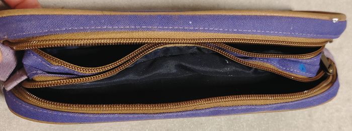 trousse double compatiment Kickers violette - photo numéro 3