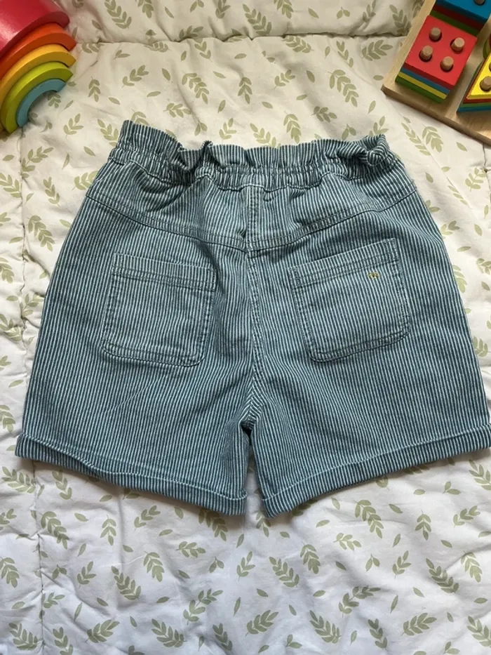 short rayé bleu et blanc cadet rousselle 8 ans - photo numéro 7