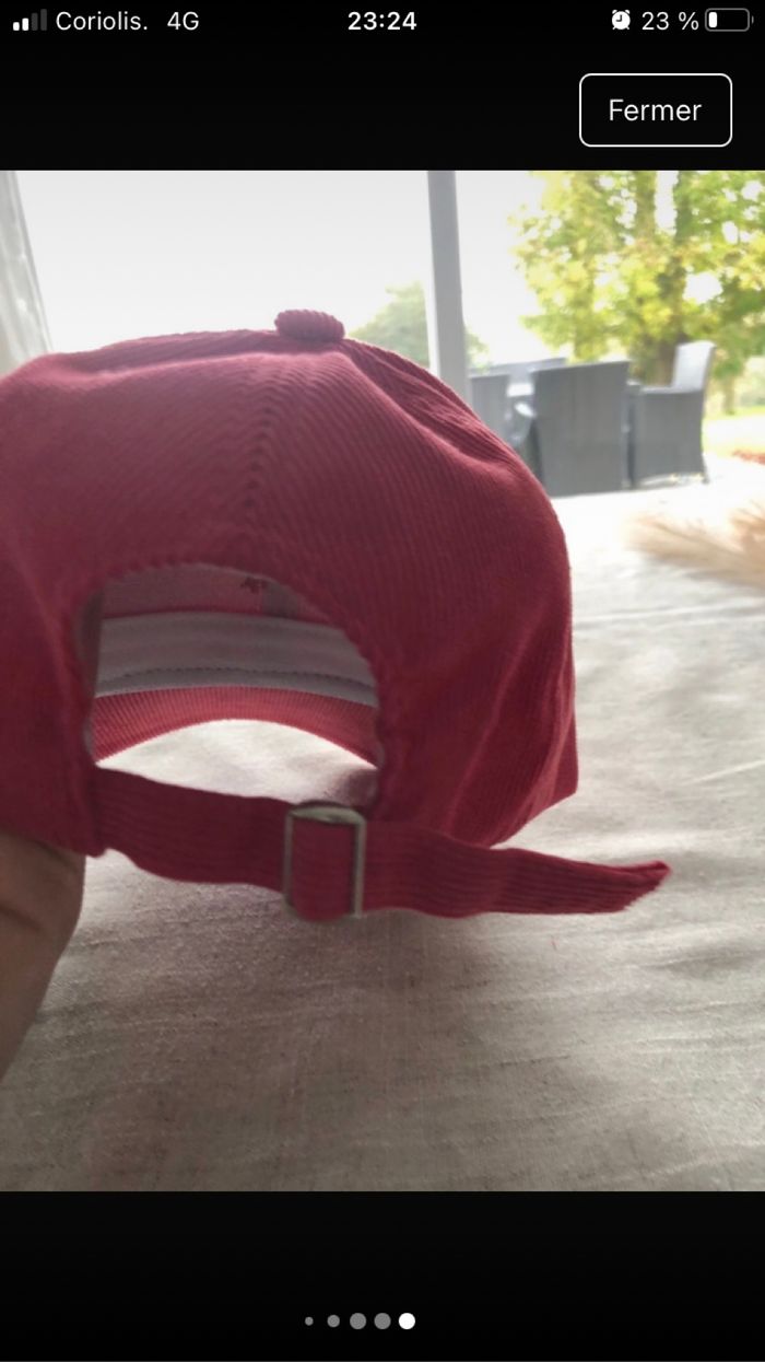 Casquette rose - photo numéro 5