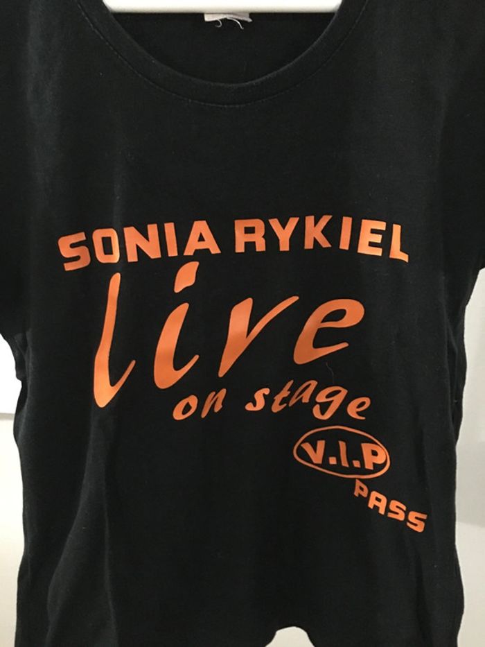 T-Shirt noire Sonia Rykiel taille L - photo numéro 2
