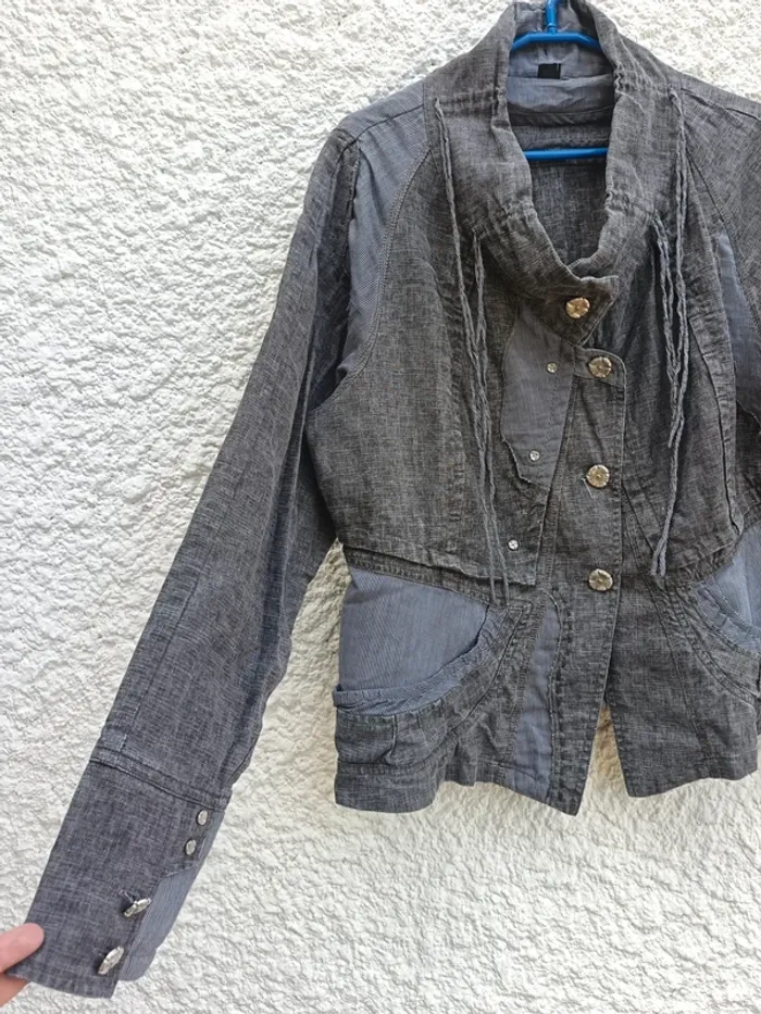 ensemble veste + pantacourt + collier Fille des Sables femme 46 / 48 - photo numรฉro 12