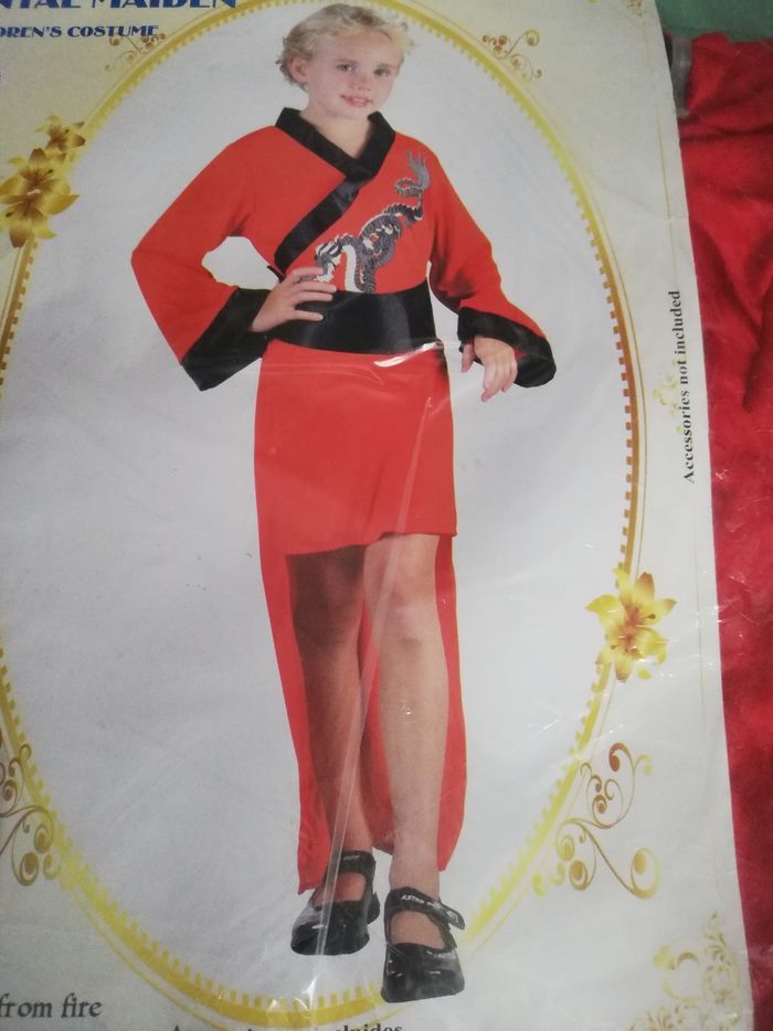 Déguisement la chinoise 7-8ans - photo numéro 2