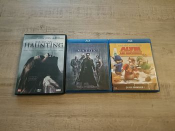 Lot de 3 DVD et blu-ray