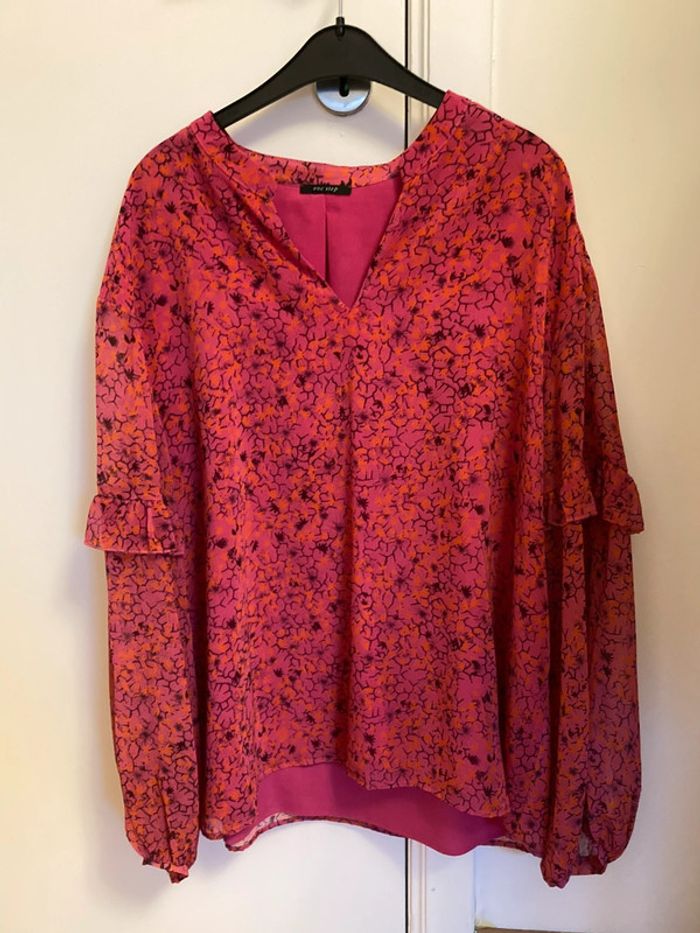 Superbe blouse neuve fuschia || T42 || One Step