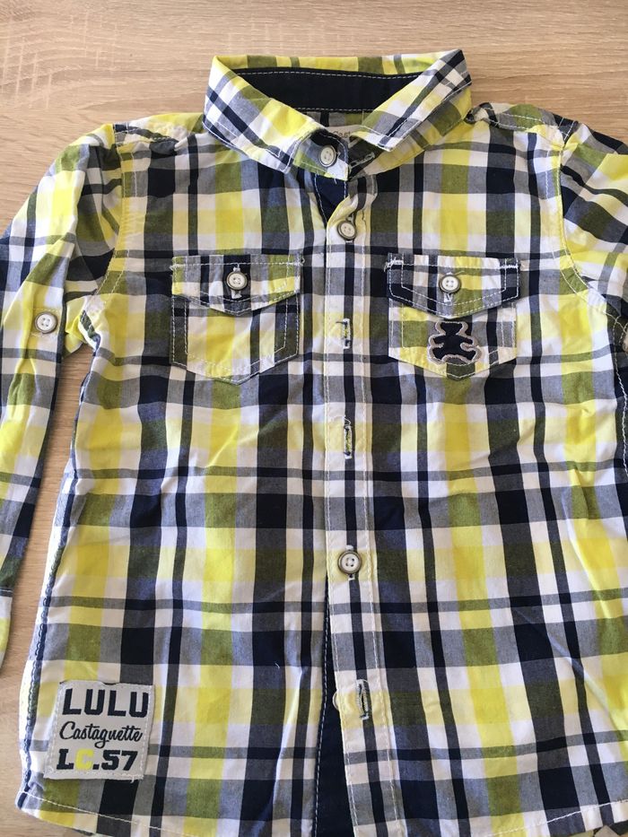 Chemise jaune Lulu Castagnette