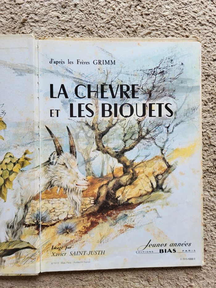 Lot 2 livres vintage enfants – Années 70 – La chèvre et les biquets & Les mémoires d’un âne - photo numéro 14
