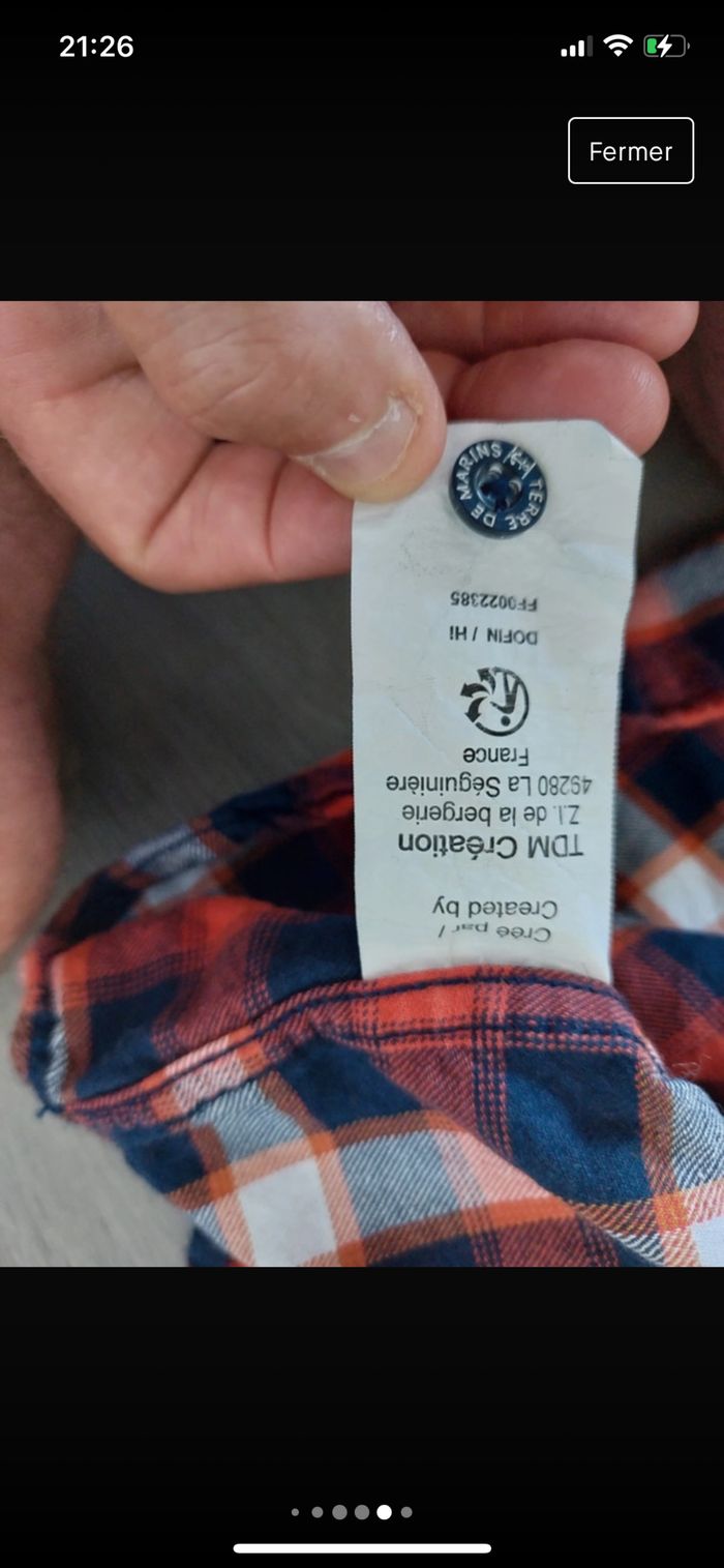 Chemise Terre De Marins taille 8 ans - photo numéro 6