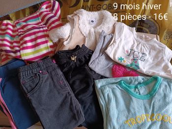 Lot 9 mois hiver