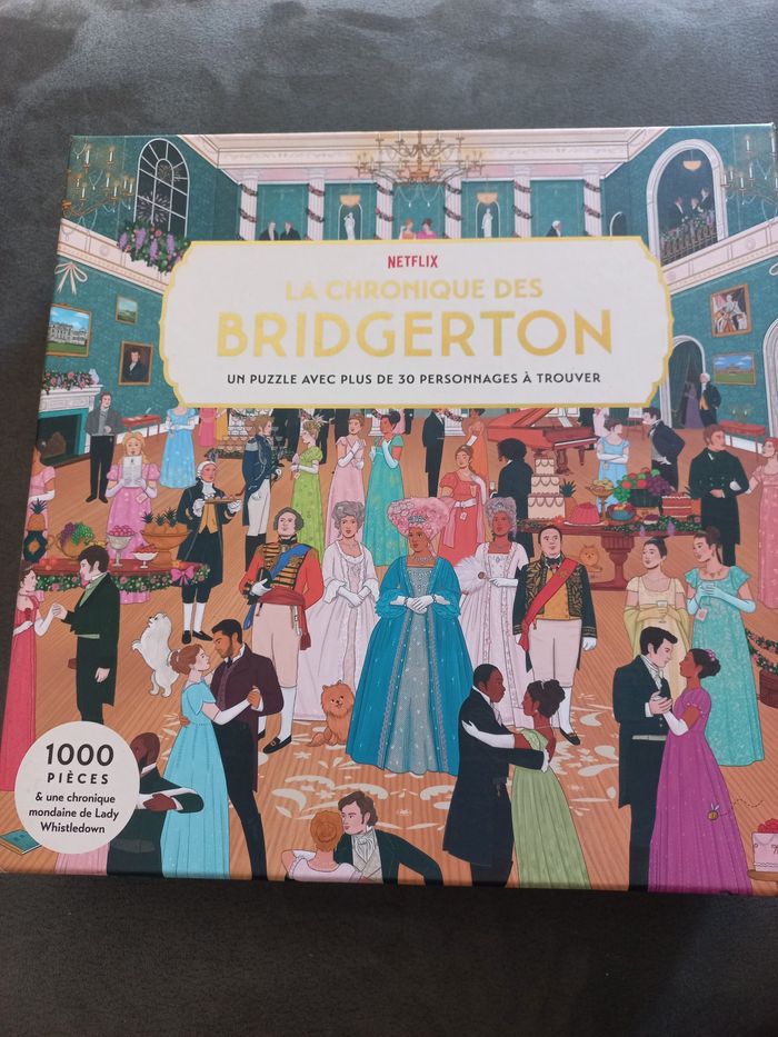 Puzzle 1000 pièces la chronique des bridgerton netflix