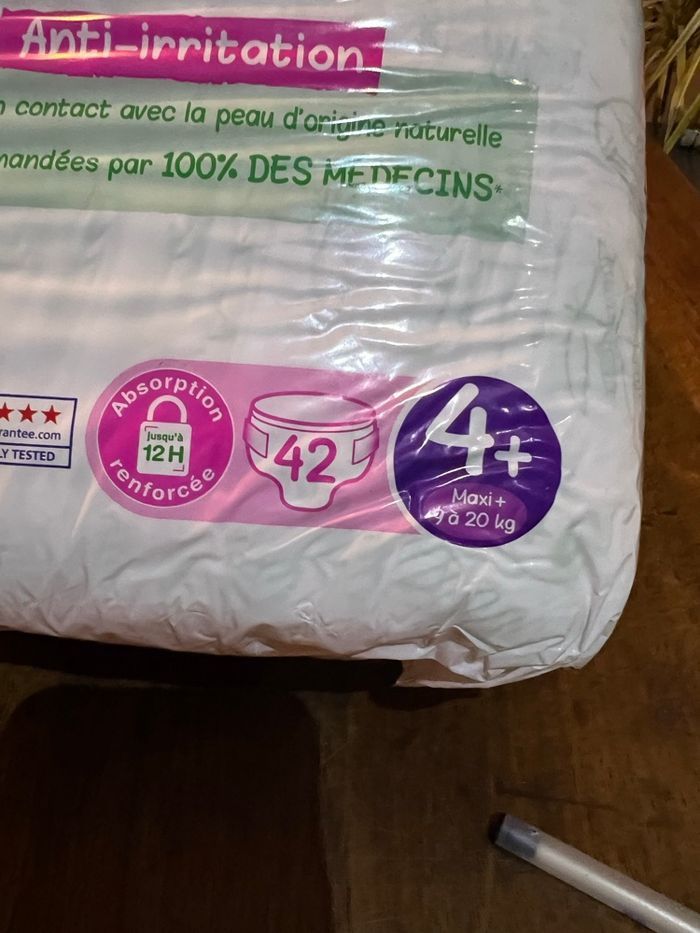 Couche Love and Green Taille 4+ : 168 couches - photo numéro 2