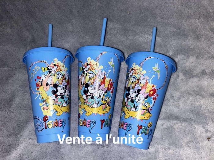 Grand gobelet à paille 100 ans de Disney - photo numéro 1