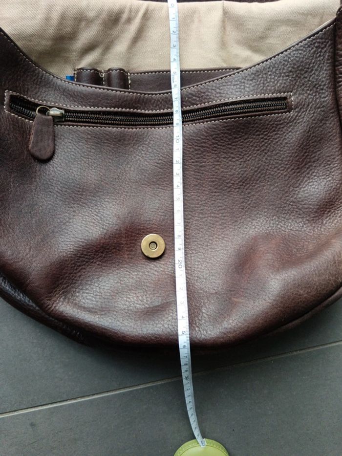 Sac en cuir fait main esprit des Pyrénées - photo numéro 9