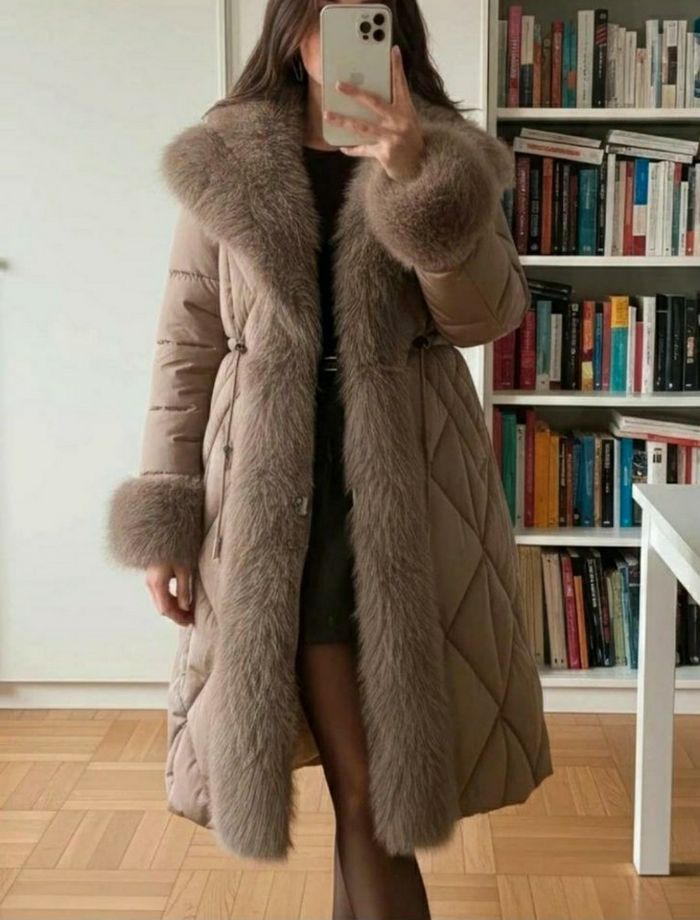 Manteau doudoune d’hiver long