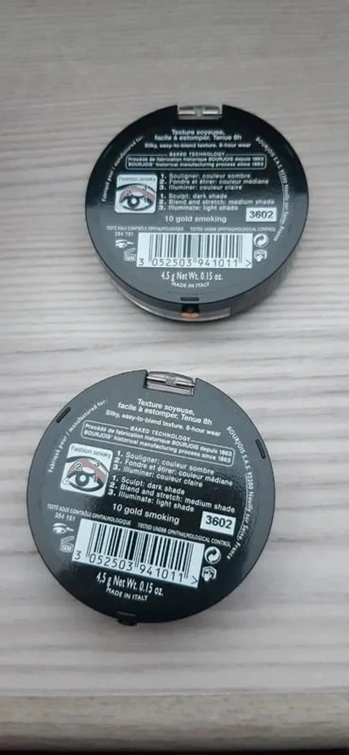 Lot de cosmétiques smoky eyes trio ombres à paupieres neufs - photo numéro 2