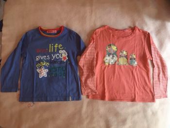 Lot de 2 hauts ML Kiabi (NKY) 4/5 ans (3€)