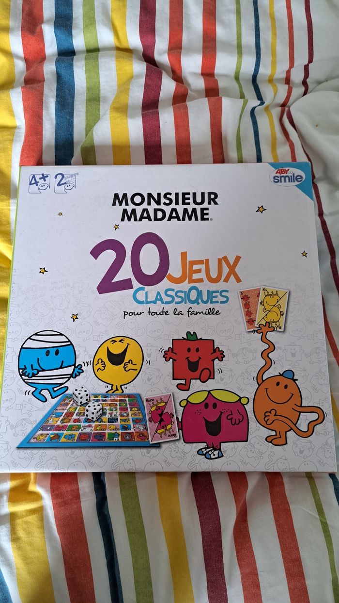 Jeux de société Monsieur Madame 20 jeux