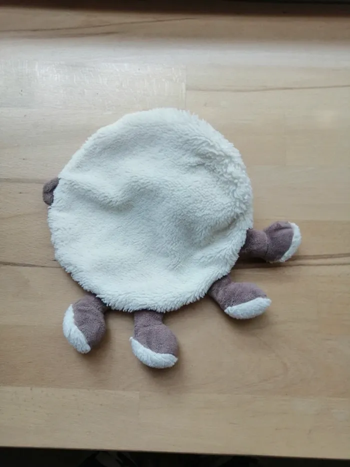 Baby'Nat doudou Basile l'hippo beige, marron - photo numéro 2