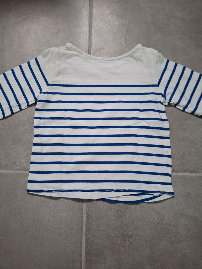 T-shirt marinière Okaidi 3A - photo numéro 3