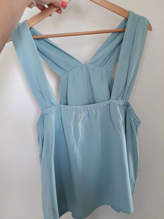 Top turquoise Kiabi Neuf taille 42 - photo numéro 5