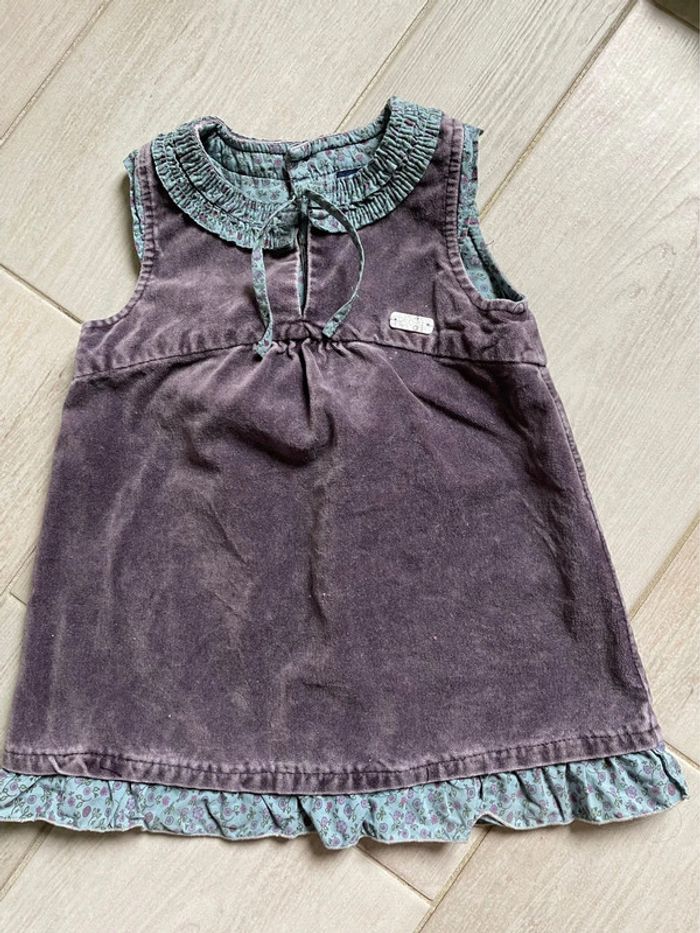 Robe velours 9 mois