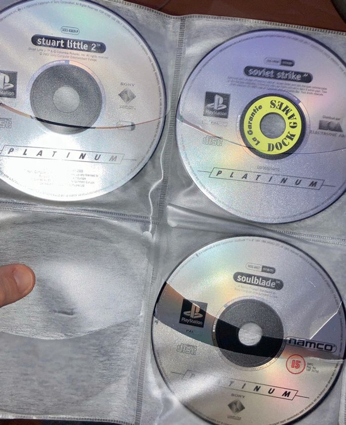 Jeux PS1 Loose A l’unité ou en Lot PAL Platinum Sony - photo numéro 4