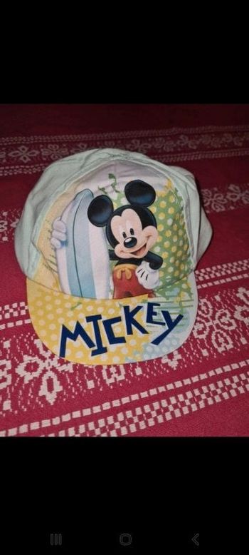 Casquette Mickey 6/12mois