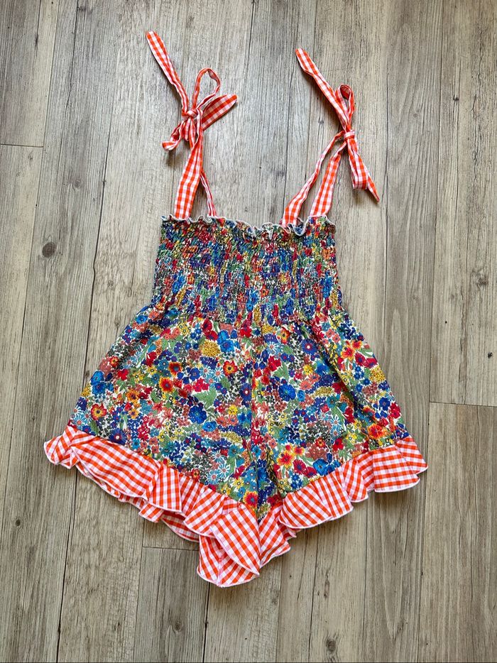 Combishort liberty Vichy 4 ans mc2 saint barth