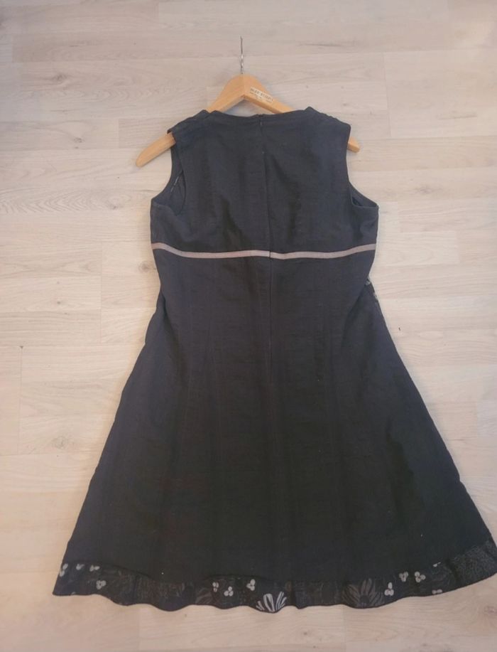 Robe noire et grise cache cache - photo numéro 4