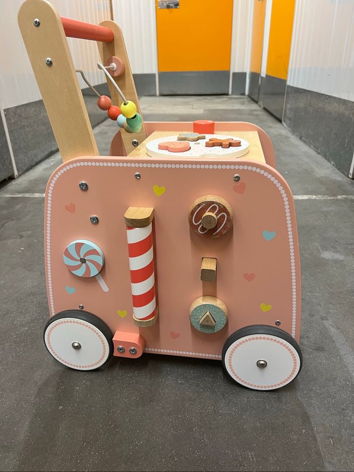 Chariot de marche et d activité verbaudet bois - photo numéro 4