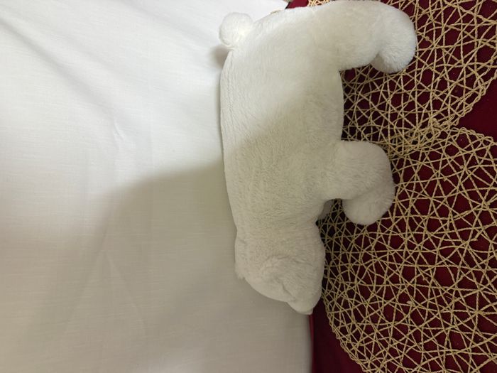 peluche doudou ours blanc polaire - photo numéro 3