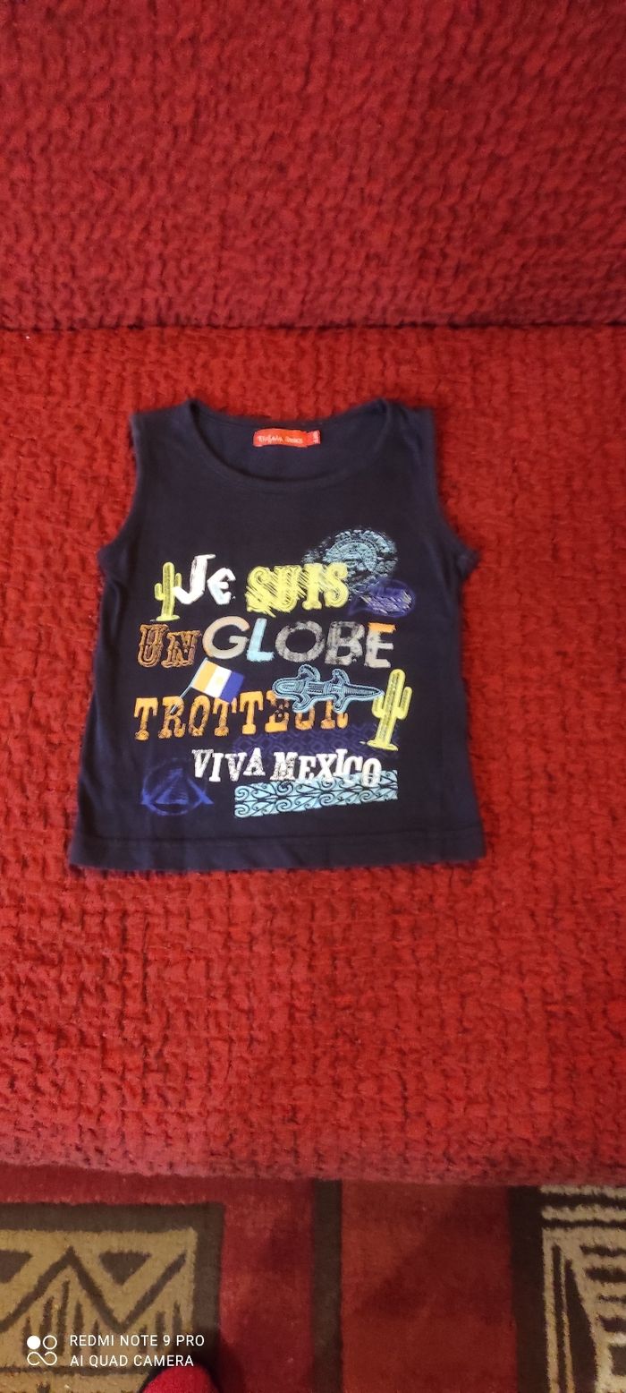 Débardeur garçon Tissaia 4 ans